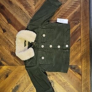 Baby Corduroy Sherpa Lined Jacket